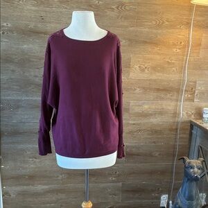 Women's Burgundy Sweater